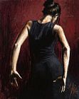 El Baile del Flamenco en Rojo II by Fabian Perez